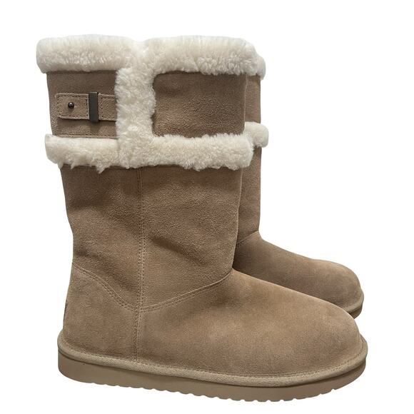 Koolaburra By UGG Womens Barlee Tall Faux Fur Lined Winter Boots Size 10 NWOB - Picture 1 of 8
